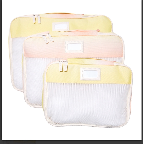 Calpak Handbags - New CALPAK Set of 3 Packing Cubes in Sorbet